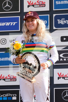 03/09/2022 - Valentina Holl (AUT) 3rd place - UCI MOUNTAIN BIKE WORLD CUP - VAL DI SOLE 2022 - ELITE MEN AND WOMEN DOWNHILL RACE - MTB - MOUNTAIN BIKE - CICLISMO