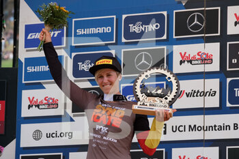 2022-09-03 - Nina Hoffmann (GER) 2nd place - UCI MOUNTAIN BIKE WORLD CUP - VAL DI SOLE 2022 - ELITE MEN AND WOMEN DOWNHILL RACE - MTB - MOUNTAIN BIKE - CYCLING