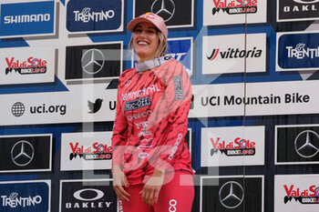 03/09/2022 - Myriam Nicole (FRA) Eleonora 2th place - UCI MOUNTAIN BIKE WORLD CUP - VAL DI SOLE 2022 - ELITE MEN AND WOMEN DOWNHILL RACE - MTB - MOUNTAIN BIKE - CICLISMO