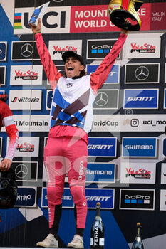 03/09/2022 - Amaury Pierron (FRA) first place on general standings - UCI MOUNTAIN BIKE WORLD CUP - VAL DI SOLE 2022 - ELITE MEN AND WOMEN DOWNHILL RACE - MTB - MOUNTAIN BIKE - CICLISMO