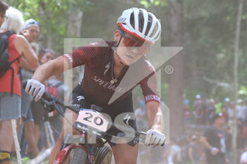 04/09/2022 - Portrait of (20) Sina Frei (SUI) - UCI MOUNTAIN BIKE WORLD CUP - ELITE WOMEN - CROSS COUNTRY OLYMPIC RACE - MTB - MOUNTAIN BIKE - CICLISMO