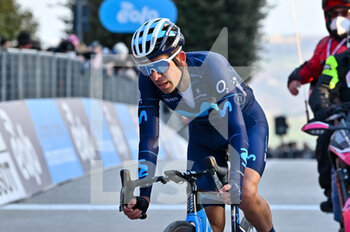 2022-03-11 - Oliveira Nelson #176 (POR) - Movistar Team - finish line - TAPPA 5 - SEFRO-FERMO - TIRRENO - ADRIATICO - CYCLING