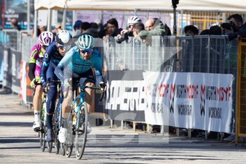 2022-03-13 - (L-R) Alessandro Tonelli of Italy and Team Bardiani CSF Faizane', Jorge Arcas Peña of Spain and Movistar Team and Manuele Boaro of Italy and Team Astana – Qazaqstan compete it during the 57th Tirreno-Adriatico 2022 - Stage 7 a 159km stage from San Benedetto del Tronto to San Benedetto del Tronto / #TirrenoAdriatico / #WorldTour / on March 13, 2022 in San Benedetto del Tronto, Italy. ©Photo: Cinzia Camela. - 7^ TAPPA SAN BENEDETTO DEL TRONTO - TIRRENO - ADRIATICO - CYCLING