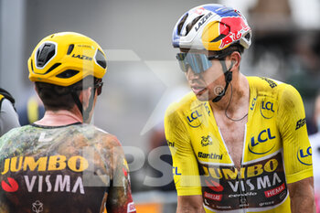 2022-07-06 - Wout VAN AERT (Belgium) of Team Jumbo-Visma during the Tour de France 2022, cycling race stage 5, Lille Métropole - Arenberg Porte du Hainaut (157 Km) on July 6, 2022 in Wallers, France - CYCLING - TOUR DE FRANCE 2022 - STAGE 5 - TOUR DE FRANCE - CYCLING