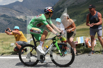 2022-07-13 - Wout Van Aert of Jumbo-Visma during the Tour de France 2022, cycling race stage 11, Albertville - Col du Granon Serre Chevalier (152 Km) on July 13, 2022 in Serre Chevalier, France - CYCLING - TOUR DE FRANCE 2022 - STAGE 11 - TOUR DE FRANCE - CYCLING