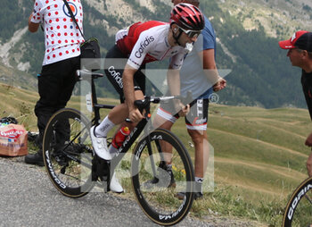 2022-07-13 - Benjamin Thomas of Cofidis during the Tour de France 2022, cycling race stage 11, Albertville - Col du Granon Serre Chevalier (152 Km) on July 13, 2022 in Serre Chevalier, France - CYCLING - TOUR DE FRANCE 2022 - STAGE 11 - TOUR DE FRANCE - CYCLING