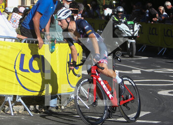 2022-07-14 - Giulio Ciccone of Trek - Segafredo during the Tour de France 2022, cycling race stage 12, Briançon - Alpe d'Huez (165,5 Km) on July 14, 2022 in Huez, France - CYCLING - TOUR DE FRANCE 2022 - STAGE 12 - TOUR DE FRANCE - CYCLING