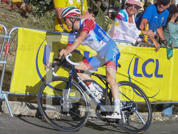 2022-07-14 - David Gaudu of Groupama - FDJ during the Tour de France 2022, cycling race stage 12, Briançon - Alpe d'Huez (165,5 Km) on July 14, 2022 in Huez, France - CYCLING - TOUR DE FRANCE 2022 - STAGE 12 - TOUR DE FRANCE - CYCLING