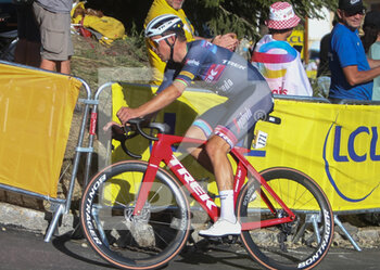 2022-07-14 - Mads Pedersen of Trek - Segafredo during the Tour de France 2022, cycling race stage 12, Briançon - Alpe d'Huez (165,5 Km) on July 14, 2022 in Huez, France - CYCLING - TOUR DE FRANCE 2022 - STAGE 12 - TOUR DE FRANCE - CYCLING