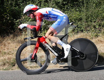 2022-07-23 - David Gaudu of Groupama - FDJ during the Tour de France 2022, cycling race stage 20, time trial, Lacapelle-Marival - Rocamadour (40,7 Km) on July 23, 2022 in Rocamadour, France - CYCLING - TOUR DE FRANCE 2022 - STAGE 20 - TOUR DE FRANCE - CYCLING