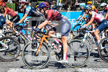 2022-07-24 - Rotem GAFINOVITZ (Israel) of Team ROLAND COGEAS EDELWEISS SQUAD during the Tour de France Femmes avec Zwift, cycling race stage 1, Paris Tour Eiffel - Champs-Elysees (81,7 Km) on July 24, 2022 in Paris, France - CYCLING - WOMEN'S TOUR DE FRANCE 2022 - STAGE 1 - TOUR DE FRANCE - CYCLING