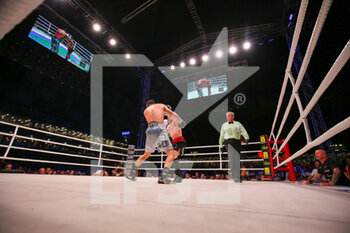25/08/2022 - during the boxing match between Florian Marku and Miguel parra for WBC welter weight silver interim, on August 25, 2022 at Air Albania Stadium in Tirana. Photo Nderim KACELI /Kristi Mukollari - 2022 WBC SILVER WELTERWEIGHT TITLE - FLORIA MARKU VS MIGUEL PARRA RAMIREZ - BOXE - CONTATTO