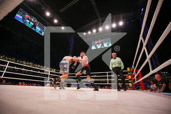 25/08/2022 - during the boxing match between Florian Marku and Miguel parra for WBC welter weight silver interim, on August 25, 2022 at Air Albania Stadium in Tirana. Photo Nderim KACELI /Kristi Mukollari - 2022 WBC SILVER WELTERWEIGHT TITLE - FLORIA MARKU VS MIGUEL PARRA RAMIREZ - BOXE - CONTATTO