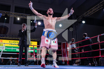 2022-11-11 - Marvin Demollari new italian champion, during boxing match valid for the Italian Lightweight title - BOXING, ITALIAN LIGHTWEIGHT TITLE - BOXING - CONTACT