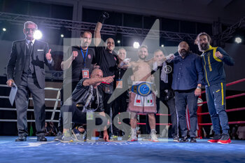 2022-11-11 - Marvin Demollari new italian champion, during boxing match valid for the Italian Lightweight title - BOXING, ITALIAN LIGHTWEIGHT TITLE - BOXING - CONTACT