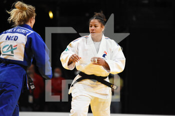 2022-02-07 - Fanny-Estelle Posvite (FRA) competes on women's -78 kg during the Paris Grand Slam 2022, IJF World Judo Tour on February 6, 2022 at Accor Arena in Paris, France - PARIS GRAND SLAM 2022, IJF WORLD JUDO TOUR - JUDO - CONTACT