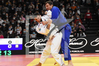 2022-02-07 - Alexandre Iddir (FRA) competes on men's -100 kg during the Paris Grand Slam 2022, IJF World Judo Tour on February 6, 2022 at Accor Arena in Paris, France - PARIS GRAND SLAM 2022, IJF WORLD JUDO TOUR - JUDO - CONTACT