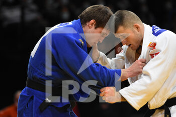 2022-02-07 - Zlatko Kumric (CRO) and Michael Korrel (NED) compete on men's -100 kg during the Paris Grand Slam 2022, IJF World Judo Tour on February 6, 2022 at Accor Arena in Paris, France - PARIS GRAND SLAM 2022, IJF WORLD JUDO TOUR - JUDO - CONTACT