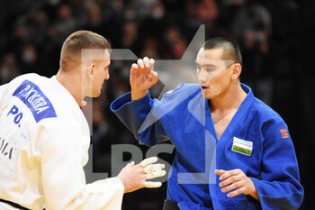 2022-02-07 - Muzaffarbek Turoboyev (UZB) competes on men's -100 kg during the Paris Grand Slam 2022, IJF World Judo Tour on February 6, 2022 at Accor Arena in Paris, France - PARIS GRAND SLAM 2022, IJF WORLD JUDO TOUR - JUDO - CONTACT