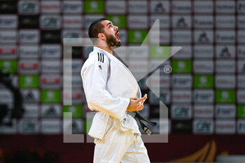 2022-02-06 - Men's -100 kg, Toma Nikiforov of Belgium competes and celebrates during the Paris Grand Slam 2022, IJF World Judo Tour on February 6, 2022 at Accor Arena in Paris, France - PARIS GRAND SLAM 2022, IJF WORLD JUDO TOUR  - JUDO - CONTACT