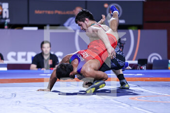 2022-06-25 - Joshgun Azimov (AZE) vs Murad Evloev (AZE) FF 70kg - 2022 RANKING SERIES (DAY4) - WRESTLING - CONTACT