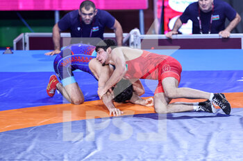 02/07/2022 - Sabir Jafarov (AZE) vs Hayk Papikyan (ARM) FS 70kg - U20 EUROPEAN CHAMPIONSHIPS  - LOTTA - CONTATTO