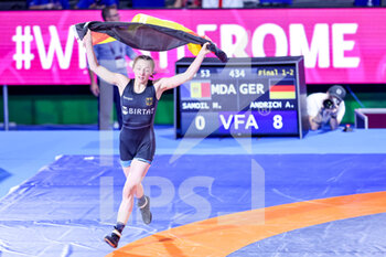01/07/2022 - Amory Olivia Andrich (GER) WW 53kg exultation - 2022 U20 EUROPEAN CHAMPIONSHIPS  - LOTTA - CONTATTO