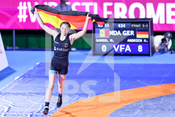 01/07/2022 - Amory Olivia Andrich (GER) WW 53kg exultation - 2022 U20 EUROPEAN CHAMPIONSHIPS  - LOTTA - CONTATTO