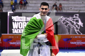 05/06/2022 - Simone ALESSIO (ITA) wins the final -80Kg of World Taekwondo Grand Prix at Foro Italico, Nicola Pietrangeli Stadium, 5th June 2022, Rome, Italy. - 20222 WORLD TAEKWONDO ROMA GRAND PRIX (DAY3) - TAEKWONDO - CONTATTO