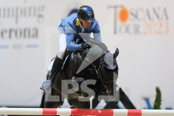 05/11/2022 - Christian Ahlmann riding Solid Gold Z - 2022 LONGINES FEI JUMPING WORLD CUP - INTERNAZIONALI - EQUITAZIONE