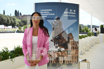 2022-08-31 - Svetlana Celli during the Press Conference presentation Longines Global Champions Tour, Roma, at the Circo Massimo, 31th August 2022, Rome, Italy - PRESS PRESENTATION - LONGINES GLOBAL CHAMPIONS TOUR ROMA 2022 - INTERNATIONALS - EQUESTRIAN