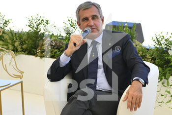 2022-08-31 - Marco Di Paola during the Press Conference presentation Longines Global Champions Tour, Roma, at the Circo Massimo, 31th August 2022, Rome, Italy - PRESS PRESENTATION - LONGINES GLOBAL CHAMPIONS TOUR ROMA 2022 - INTERNATIONALS - EQUESTRIAN