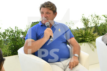 31/08/2022 - Marco Porro during the Press Conference presentation Longines Global Champions Tour, Roma, at the Circo Massimo, 31th August 2022, Rome, Italy - PRESS PRESENTATION - LONGINES GLOBAL CHAMPIONS TOUR ROMA 2022 - INTERNAZIONALI - EQUITAZIONE