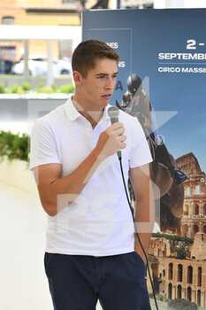 2022-08-31 - Giacomo Casadei during the Press Conference presentation Longines Global Champions Tour, Roma, at the Circo Massimo, 31th August 2022, Rome, Italy - PRESS PRESENTATION - LONGINES GLOBAL CHAMPIONS TOUR ROMA 2022 - INTERNATIONALS - EQUESTRIAN