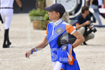 2022-09-03 - LAURA KRAUT (USA), during the GCL of Rome R2 - 1.55m Against the clock - Individual Classification, on 3th September 2022 at the Circo Massimo in Rome, Italy. - 2022 LONGINES GLOBAL CHAMPIONS TOUR  - INTERNATIONALS - EQUESTRIAN