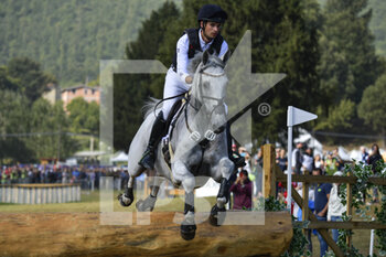 17/09/2022 - Christoph Wahler (GER) riding Carjatan S during the cross-country course of the Equestrian FEI Eventing World Championships on September 17, 2022 at Pratoni del Vivaro, Rome, Italy - FEI EVENTING WORLD CHAMPIONSHIPS - INTERNAZIONALI - EQUITAZIONE