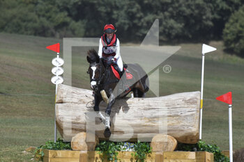 17/09/2022 - Mia Hastrup (DEN) riding Shjbrin during the cross-country course of the Equestrian FEI Eventing World Championships on September 17, 2022 at Pratoni del Vivaro, Rome, Italy - FEI EVENTING WORLD CHAMPIONSHIPS - INTERNAZIONALI - EQUITAZIONE