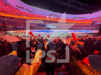 2022-02-04 - Illustration, ambiance during the Olympic Winter Games Beijing 2022, Opening Ceremony on February 4, 2022 at the National Stadium in Beijing, China - OLYMPIC WINTER GAMES BEIJING 2022, OPENING CEREMONY - OLYMPIC WINTER GAMES BEIJING 2022 - OLYMPIC GAMES