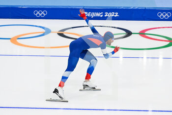 2022-02-06 - Alexander Rumyantsev (ROC) during the Olympic Winter Games Beijing 2022, Speed Skating, Men's 5000m on February 6, 2022 at National Speed Skating Oval in Beijing, China - OLYMPIC WINTER GAMES BEIJING 2022, FEBRUARY 06 - OLYMPIC WINTER GAMES BEIJING 2022 - OLYMPIC GAMES