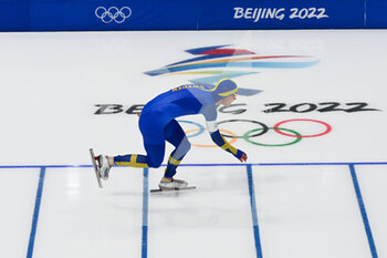 06/02/2022 - Nils van der Poel (SWE) Gold Medal during the Olympic Winter Games Beijing 2022, Speed Skating, Men's 5000m on February 6, 2022 at National Speed Skating Oval in Beijing, China - OLYMPIC WINTER GAMES BEIJING 2022, FEBRUARY 06 - OLIMPIADI INVERNALI BEIJING 2022 - GIOCHI OLIMPICI
