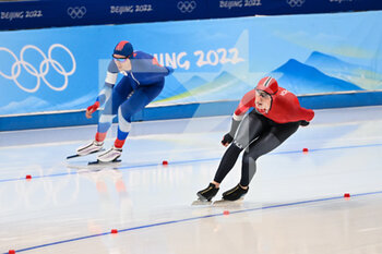 2022-02-06 - Hallgeir Engebraten (NOR) Bronze Medal during the Olympic Winter Games Beijing 2022, Speed Skating, Men's 5000m on February 6, 2022 at National Speed Skating Oval in Beijing, China - OLYMPIC WINTER GAMES BEIJING 2022, FEBRUARY 06 - OLYMPIC WINTER GAMES BEIJING 2022 - OLYMPIC GAMES