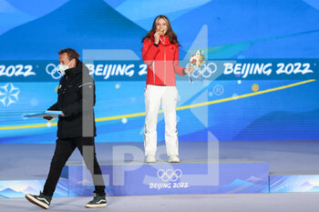 08/02/2022 - Ailing Eileen Gu (CHN) Gold Medal during the Olympic Winter Games Beijing 2022, Freestyle Skiing, Women's Freeski Big Air on February 8, 2022 in Beijing, China - OLYMPIC WINTER GAMES BEIJING 2022, FEBRUARY 08 - OLIMPIADI INVERNALI BEIJING 2022 - GIOCHI OLIMPICI
