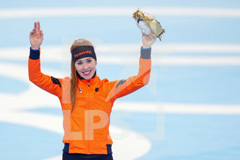08/02/2022 - Antoinette de Jong of The Netherlands Bronze Medal during the Olympic Winter Games Beijing 2022, Speed Skating, Women's 1500m on February 7, 2022 at the National Speedskating Oval in Beijing, China - OLYMPIC WINTER GAMES BEIJING 2022, FEBRUARY 08 - OLIMPIADI INVERNALI BEIJING 2022 - GIOCHI OLIMPICI