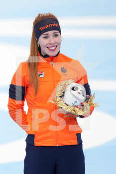 2022-02-08 - Antoinette de Jong of The Netherlands Bronze Medal during the Olympic Winter Games Beijing 2022, Speed Skating, Women's 1500m on February 7, 2022 at the National Speedskating Oval in Beijing, China - OLYMPIC WINTER GAMES BEIJING 2022, FEBRUARY 08 - OLYMPIC WINTER GAMES BEIJING 2022 - OLYMPIC GAMES