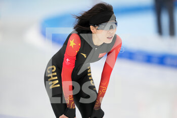 08/02/2022 - Ahehaer Adake of China during the Olympic Winter Games Beijing 2022, Speed Skating, Women's 1500m on February 7, 2022 at the National Speedskating Oval in Beijing, China - OLYMPIC WINTER GAMES BEIJING 2022, FEBRUARY 08 - OLIMPIADI INVERNALI BEIJING 2022 - GIOCHI OLIMPICI