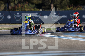 2022-10-28 - 224 AGGERHOLM Valdemar (dan), KR-IAME-MG, action 211 KAWER Gabriel (cos), KR-IAME-MG, action during the FIA Motorsport Games, on the Circuit Paul Ricard from October 27 to 30, 2022 in Le Castellet, France - AUTO - FIA MOTORSPORT GAMES 2022 - OTHER - MOTORS