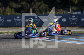 2022-10-28 - 210 ANAGNOSTIADIS Aiva (aus), KR-IAME-MG, action 221 TUNON Nacho (spa), KR-IAME-MG, action during the FIA Motorsport Games, on the Circuit Paul Ricard from October 27 to 30, 2022 in Le Castellet, France - AUTO - FIA MOTORSPORT GAMES 2022 - OTHER - MOTORS