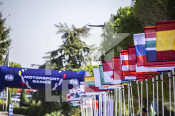 2022-10-28 - Flags during the FIA Motorsport Games, on the Circuit Paul Ricard from October 27 to 30, 2022 in Le Castellet, France - AUTO - FIA MOTORSPORT GAMES 2022 - OTHER - MOTORS