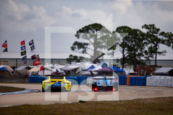 2022-03-16 - 88 ANDLAUER Julien (fra), POORDAD Fred (USA), LINDSEY Patrick (USA), Dempsey-Proton Racing, Porsche 911 RSR - 19, action during the 1000 Miles of Sebring, 1st round of the 2022 FIA World Endurance Championship on the Sebring International Raceway from March 16 to 18, in Sebring, Florida, United States of America - 1000 MILES OF SEBRING, 1ST ROUND OF THE 2022 FIA WORLD ENDURANCE CHAMPIONSHIP - ENDURANCE - MOTORS