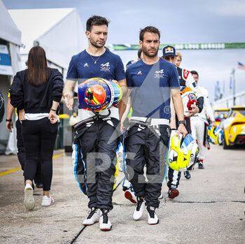 2022-03-16 - VAXIVIERE Matthieu (fra), Alpine Elf Team, Alpine A480 - Gibson, portrait NEGRAO André (bra), Alpine Elf Team, Alpine A480 - Gibson, portrait during the 1000 Miles of Sebring, 1st round of the 2022 FIA World Endurance Championship on the Sebring International Raceway from March 16 to 18, in Sebring, Florida, United States of America - 1000 MILES OF SEBRING, 1ST ROUND OF THE 2022 FIA WORLD ENDURANCE CHAMPIONSHIP - ENDURANCE - MOTORS